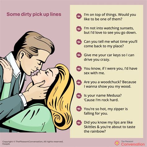 best dirty pickup lines